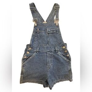 Bass GH Bass Vintage Denim Overall Shorts Bibs S